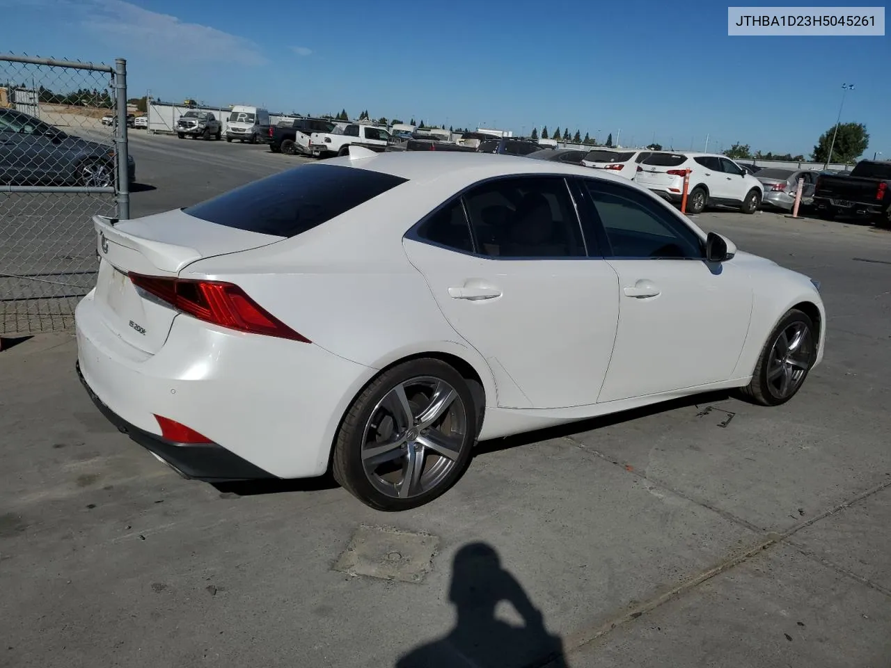 2017 Lexus Is 200T VIN: JTHBA1D23H5045261 Lot: 74623614