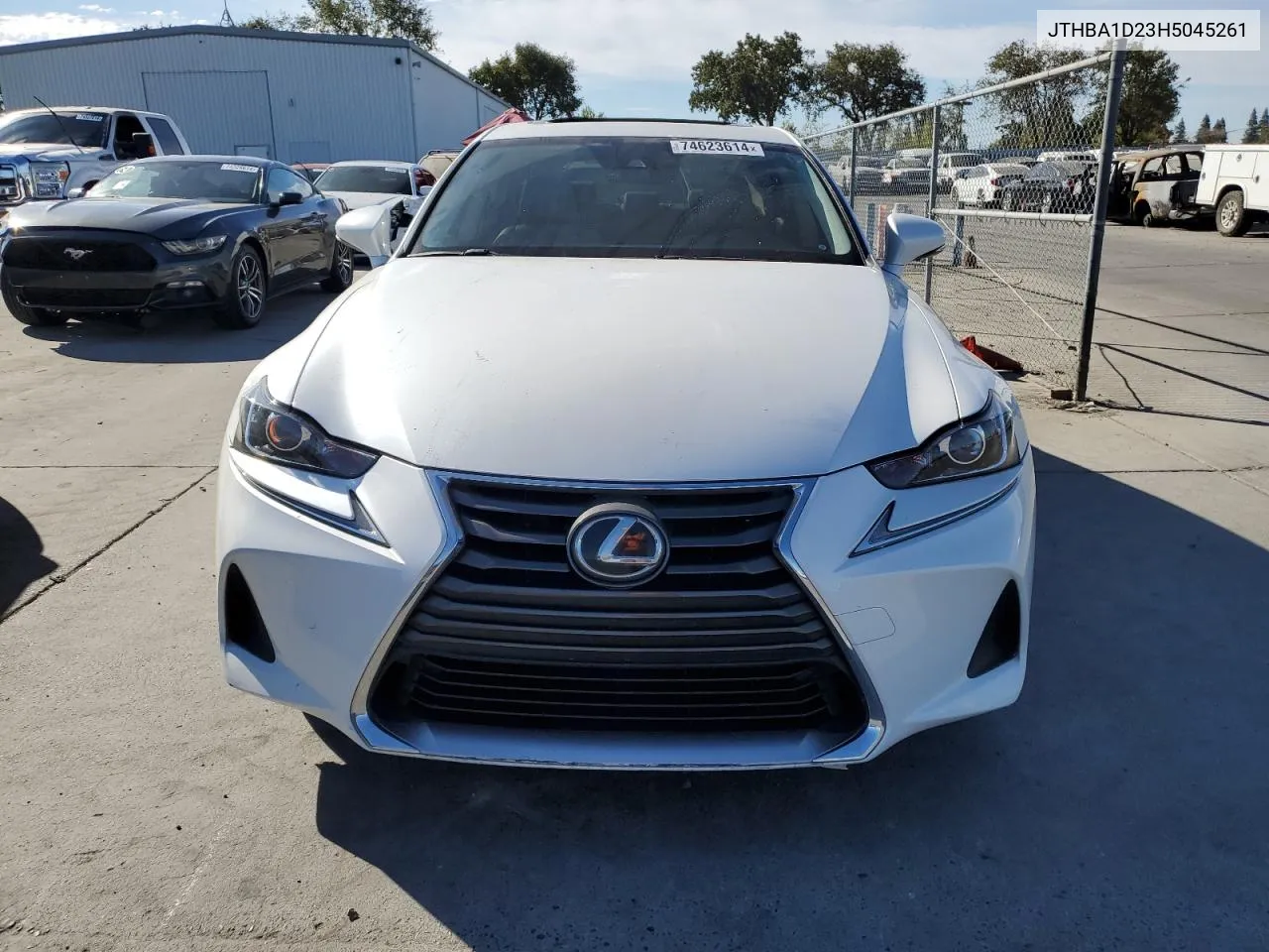 2017 Lexus Is 200T VIN: JTHBA1D23H5045261 Lot: 74623614