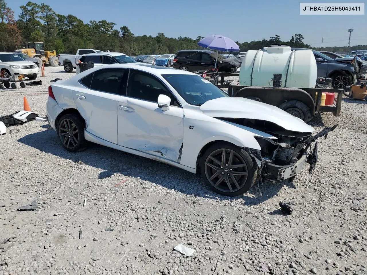 2017 Lexus Is 200T VIN: JTHBA1D25H5049411 Lot: 75750414