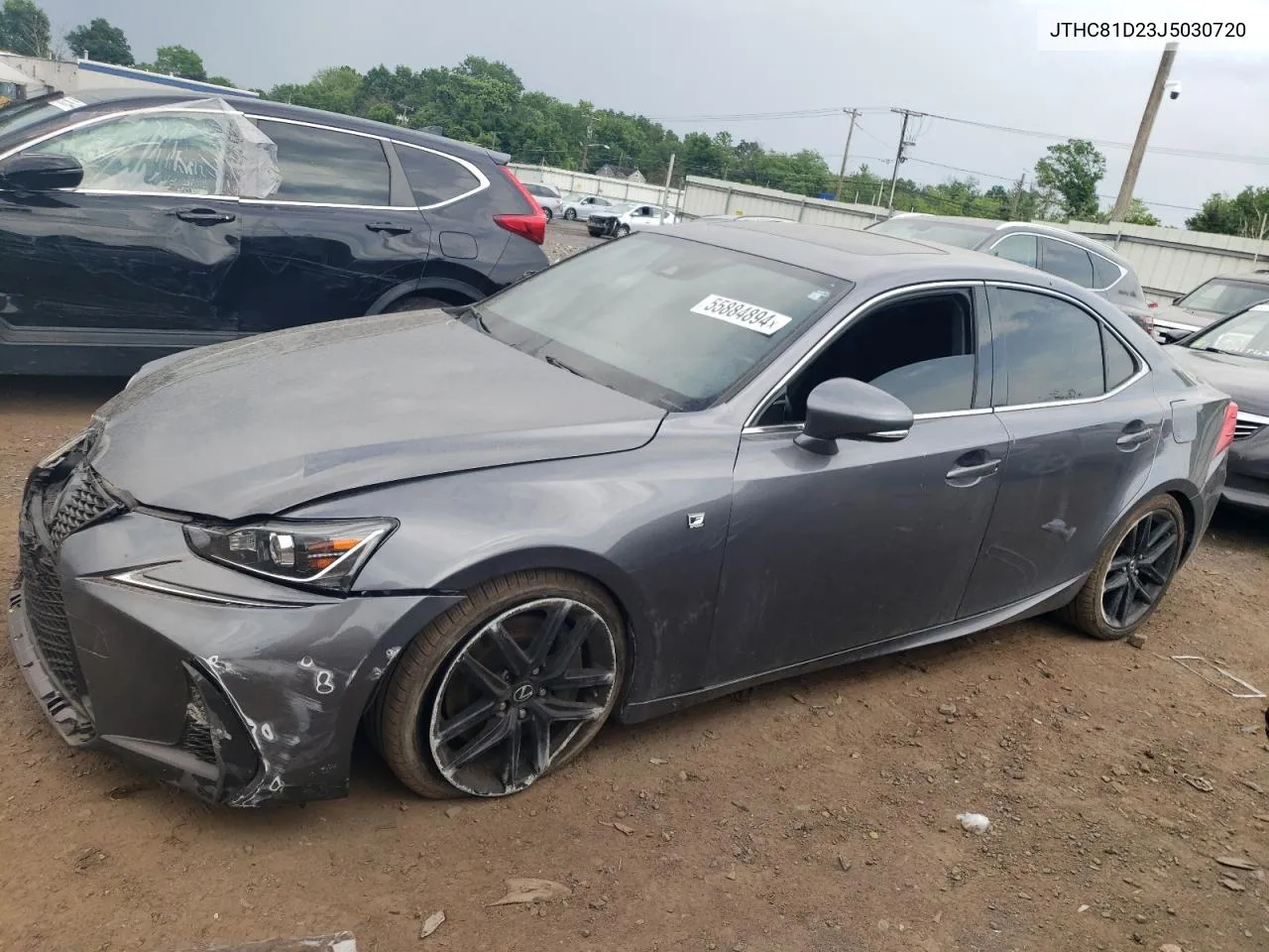 2018 Lexus Is 300 VIN: JTHC81D23J5030720 Lot: 55884894