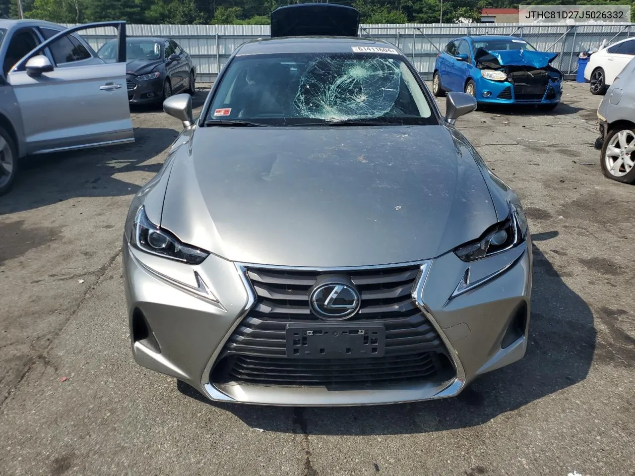 2018 Lexus Is 300 VIN: JTHC81D27J5026332 Lot: 61411604