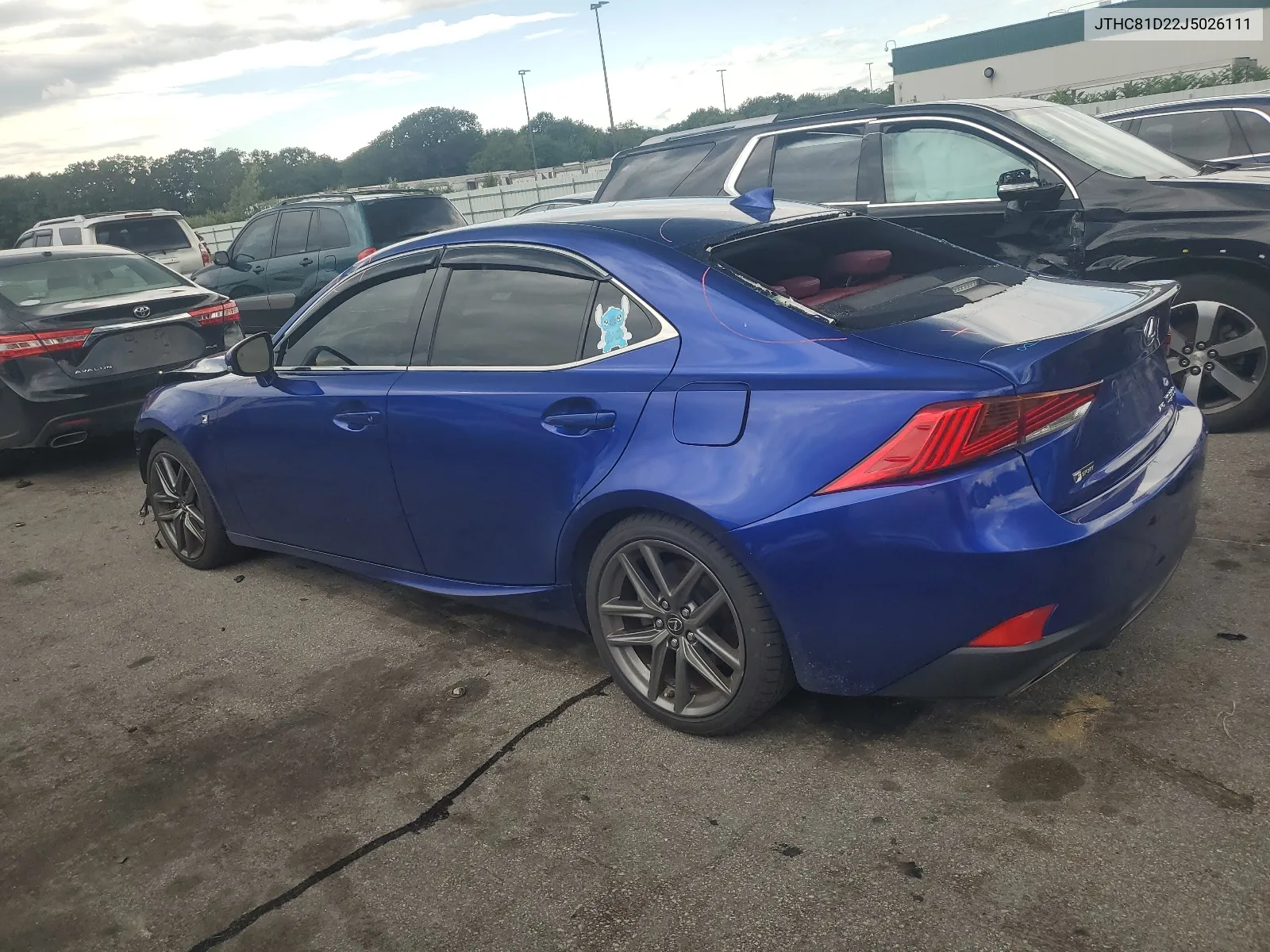 JTHC81D22J5026111 2018 Lexus Is 300