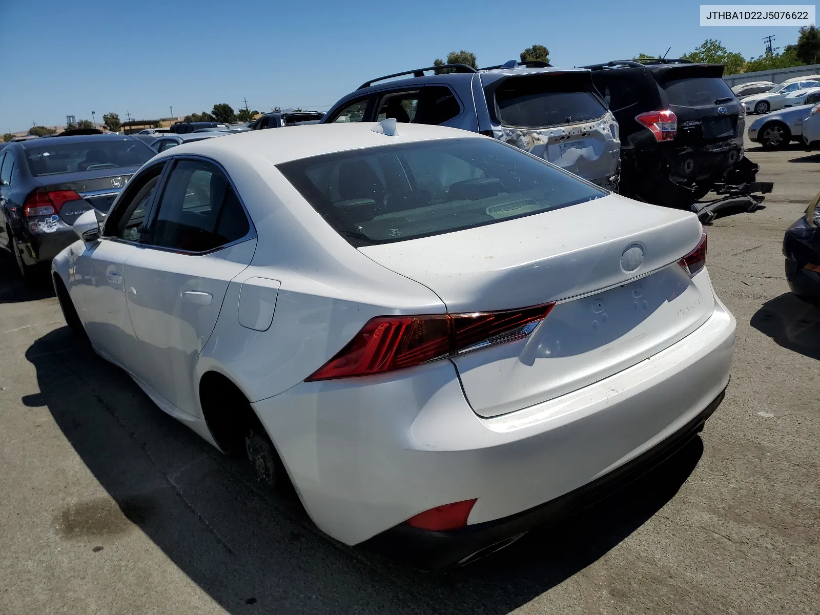 2018 Lexus Is 300 VIN: JTHBA1D22J5076622 Lot: 67739854