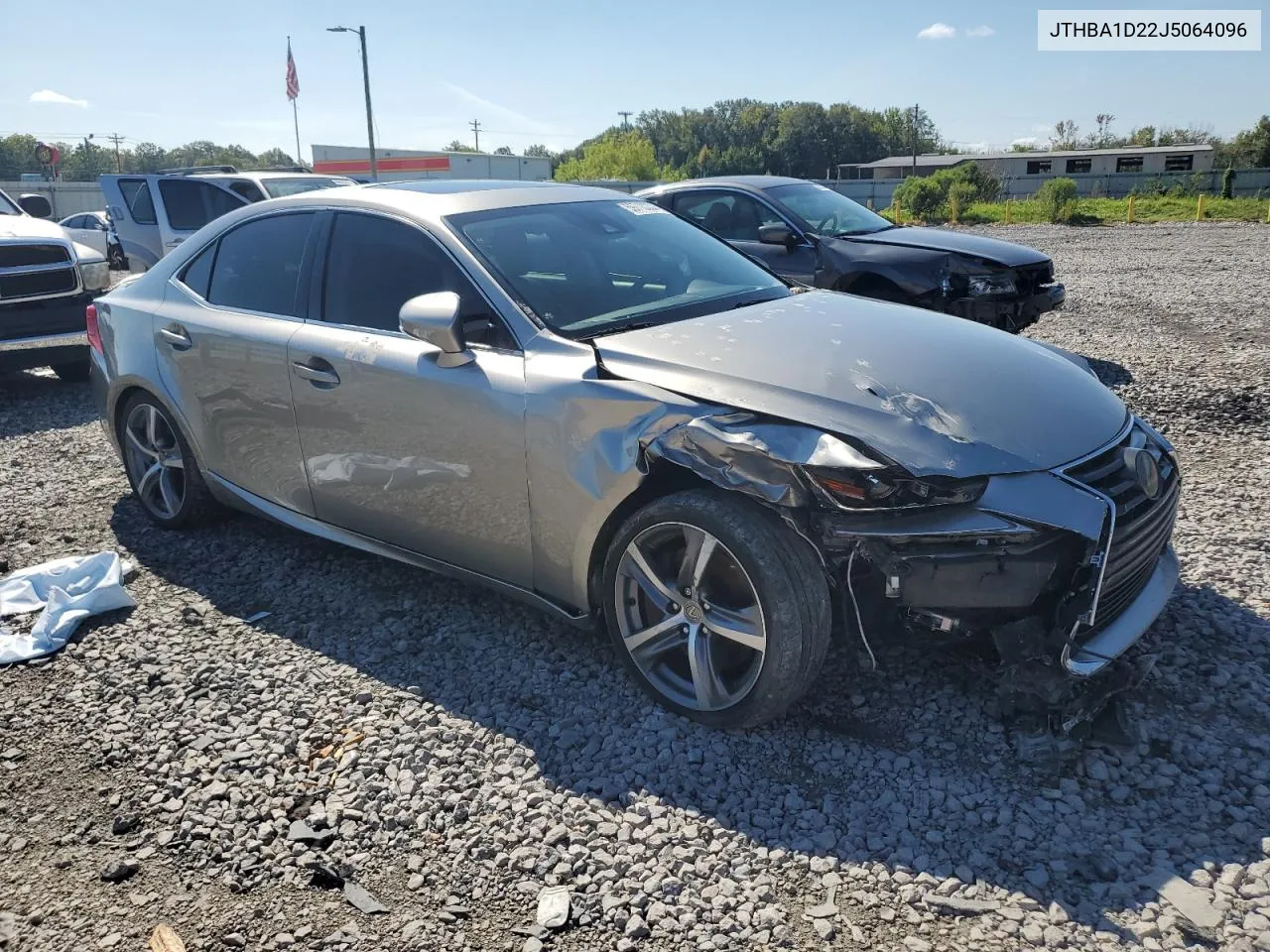 2018 Lexus Is 300 VIN: JTHBA1D22J5064096 Lot: 69718004