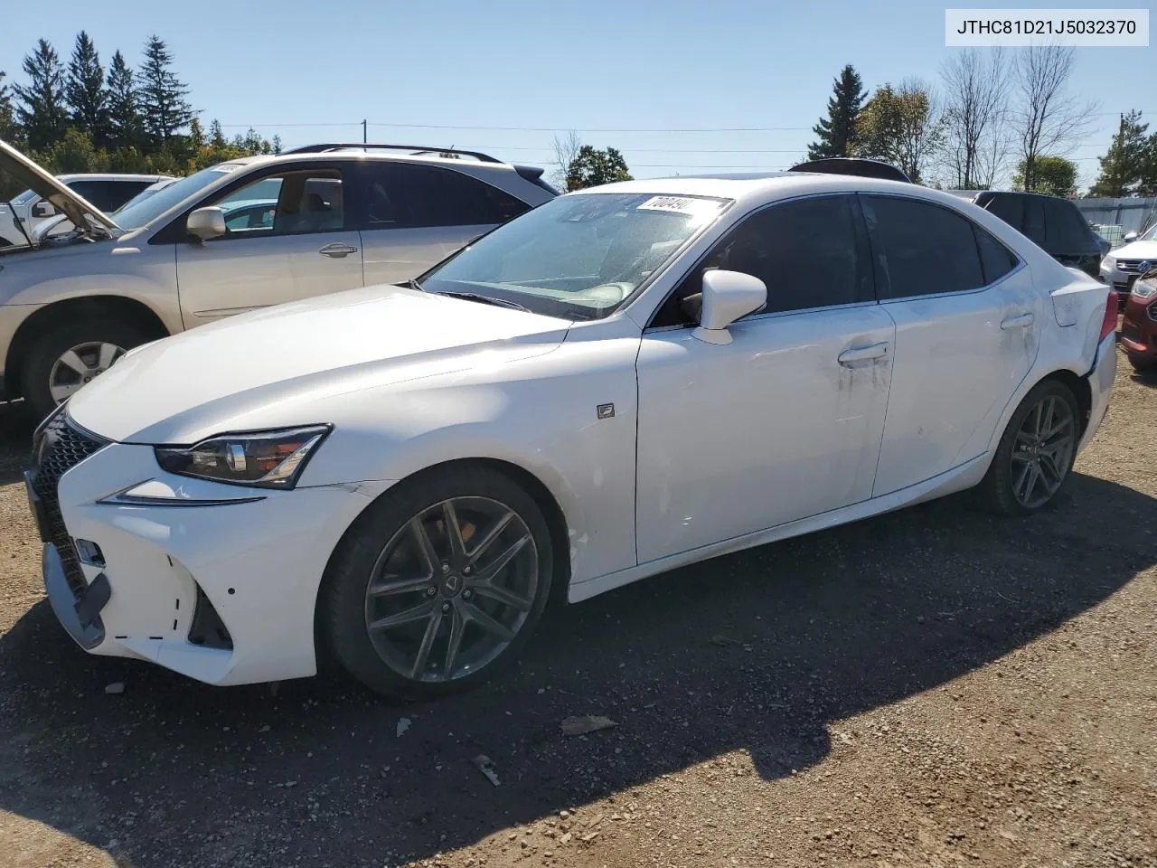 2018 Lexus Is 300 VIN: JTHC81D21J5032370 Lot: 70049004