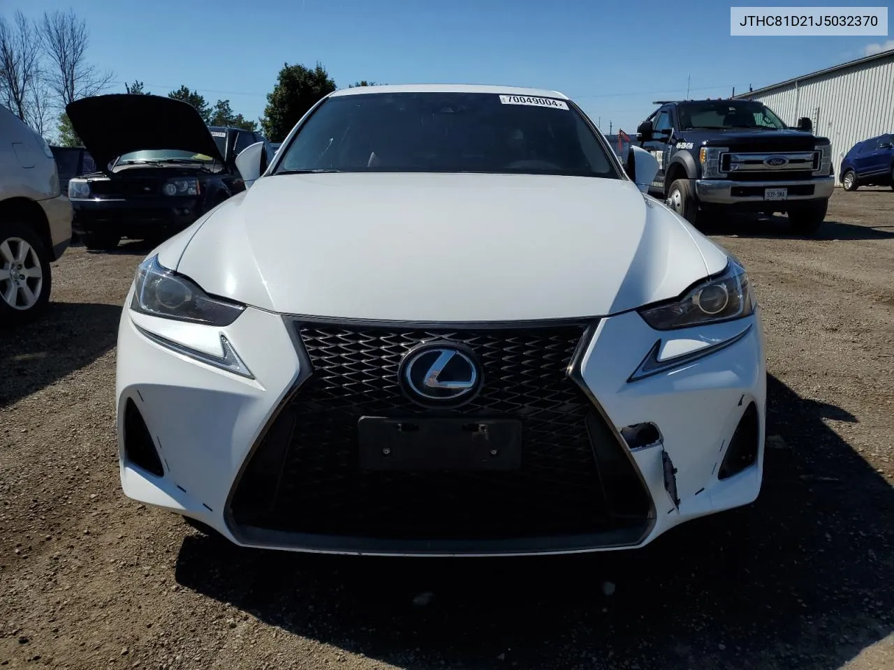 2018 Lexus Is 300 VIN: JTHC81D21J5032370 Lot: 70049004