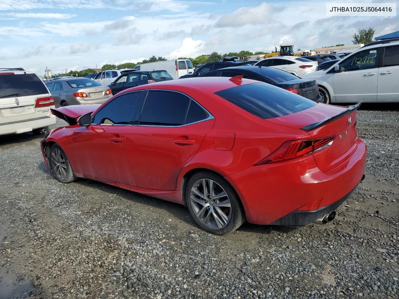 2018 Lexus Is 300 VIN: JTHBA1D25J5064416 Lot: 71375324