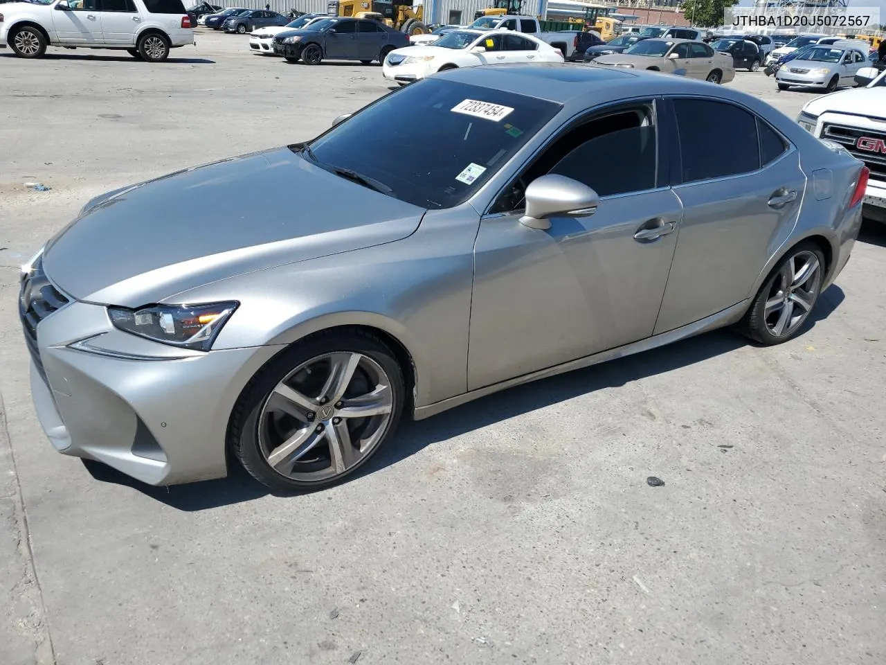 2018 Lexus Is 300 VIN: JTHBA1D20J5072567 Lot: 72337454