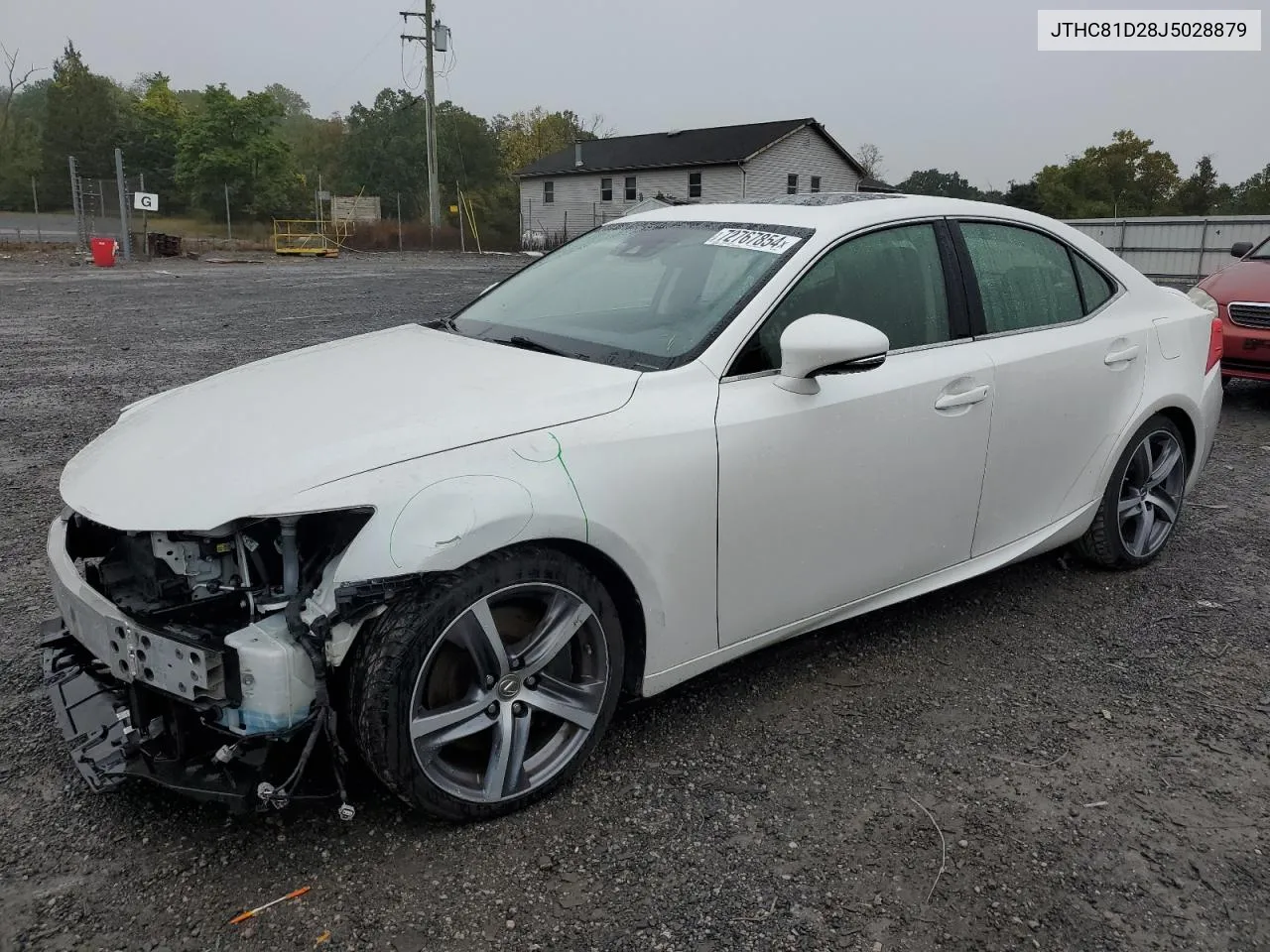 2018 Lexus Is 300 VIN: JTHC81D28J5028879 Lot: 72767854