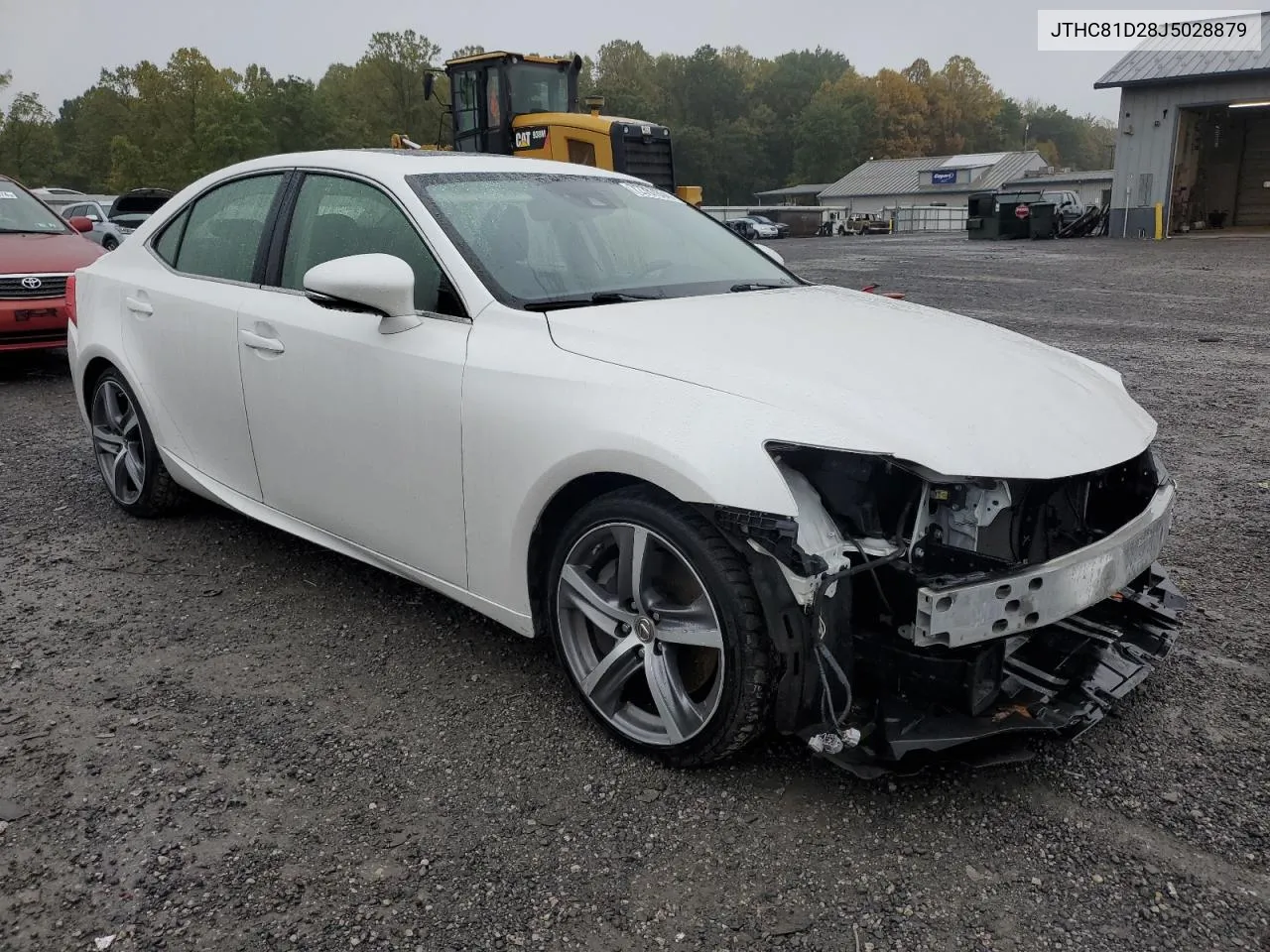 2018 Lexus Is 300 VIN: JTHC81D28J5028879 Lot: 72767854