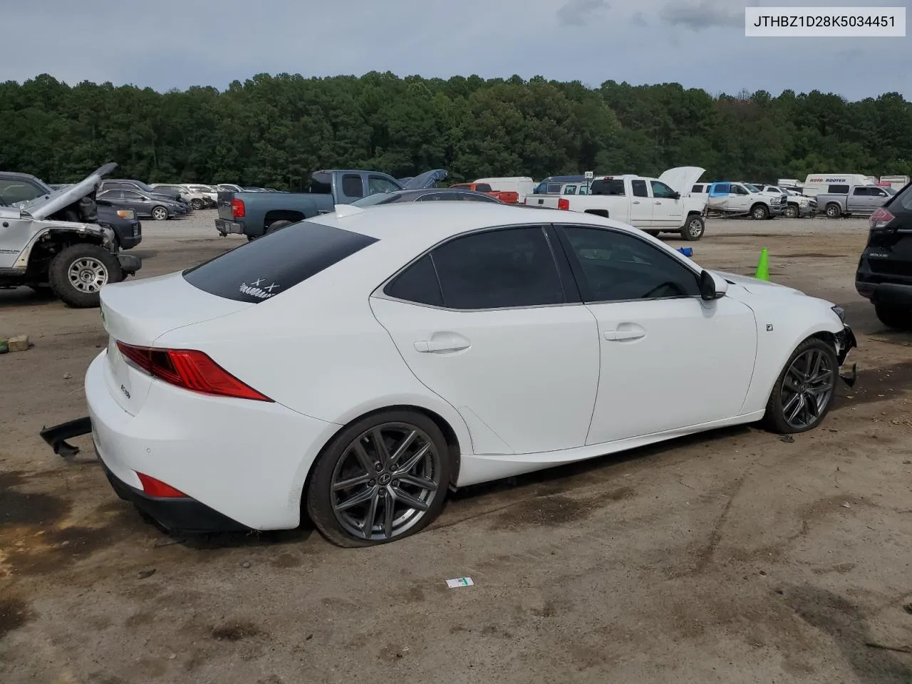 2019 Lexus Is 350 VIN: JTHBZ1D28K5034451 Lot: 60908954