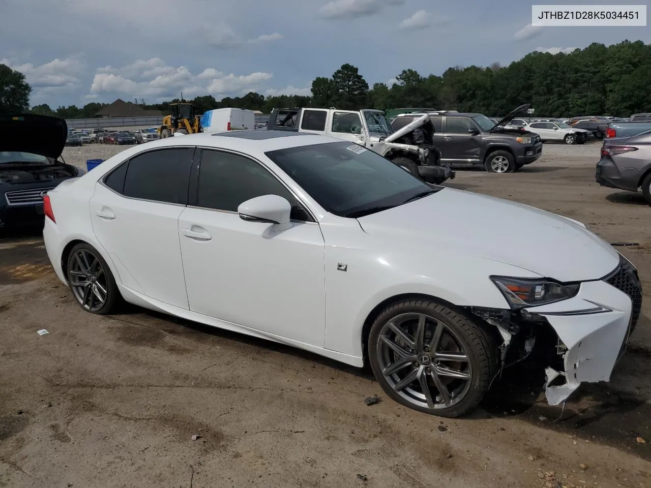 2019 Lexus Is 350 VIN: JTHBZ1D28K5034451 Lot: 60908954