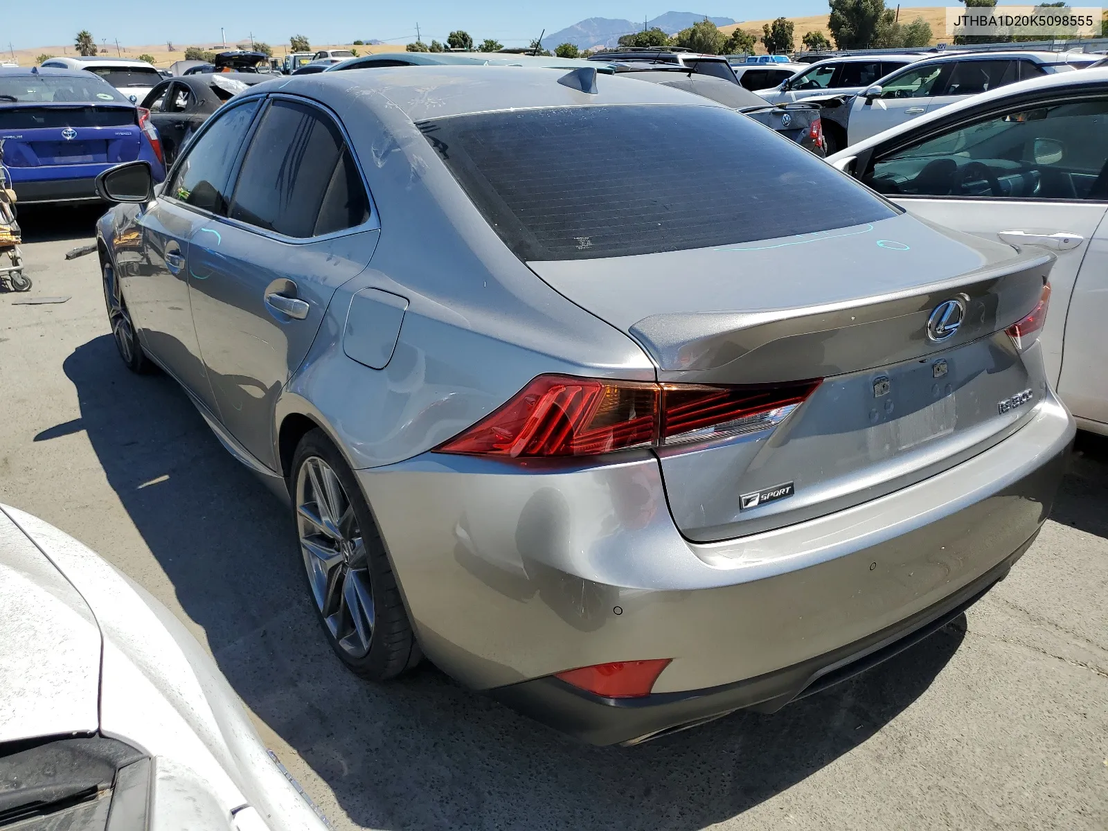 2019 Lexus Is 300 VIN: JTHBA1D20K5098555 Lot: 65185414