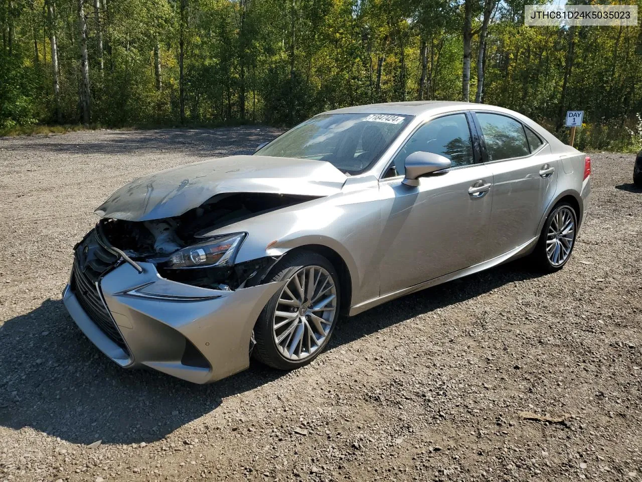 2019 Lexus Is 300 VIN: JTHC81D24K5035023 Lot: 71847424