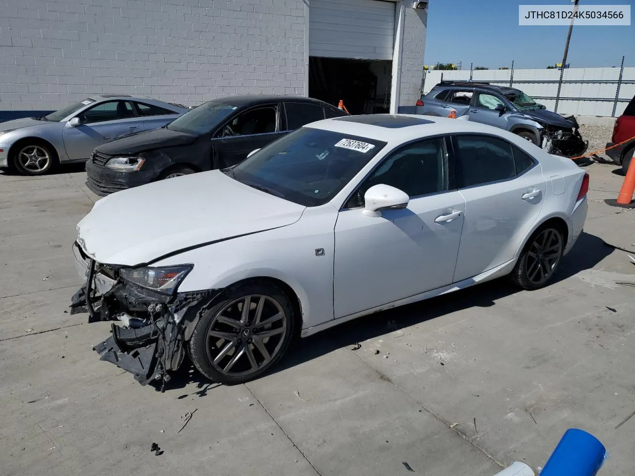 2019 Lexus Is 300 VIN: JTHC81D24K5034566 Lot: 72637604