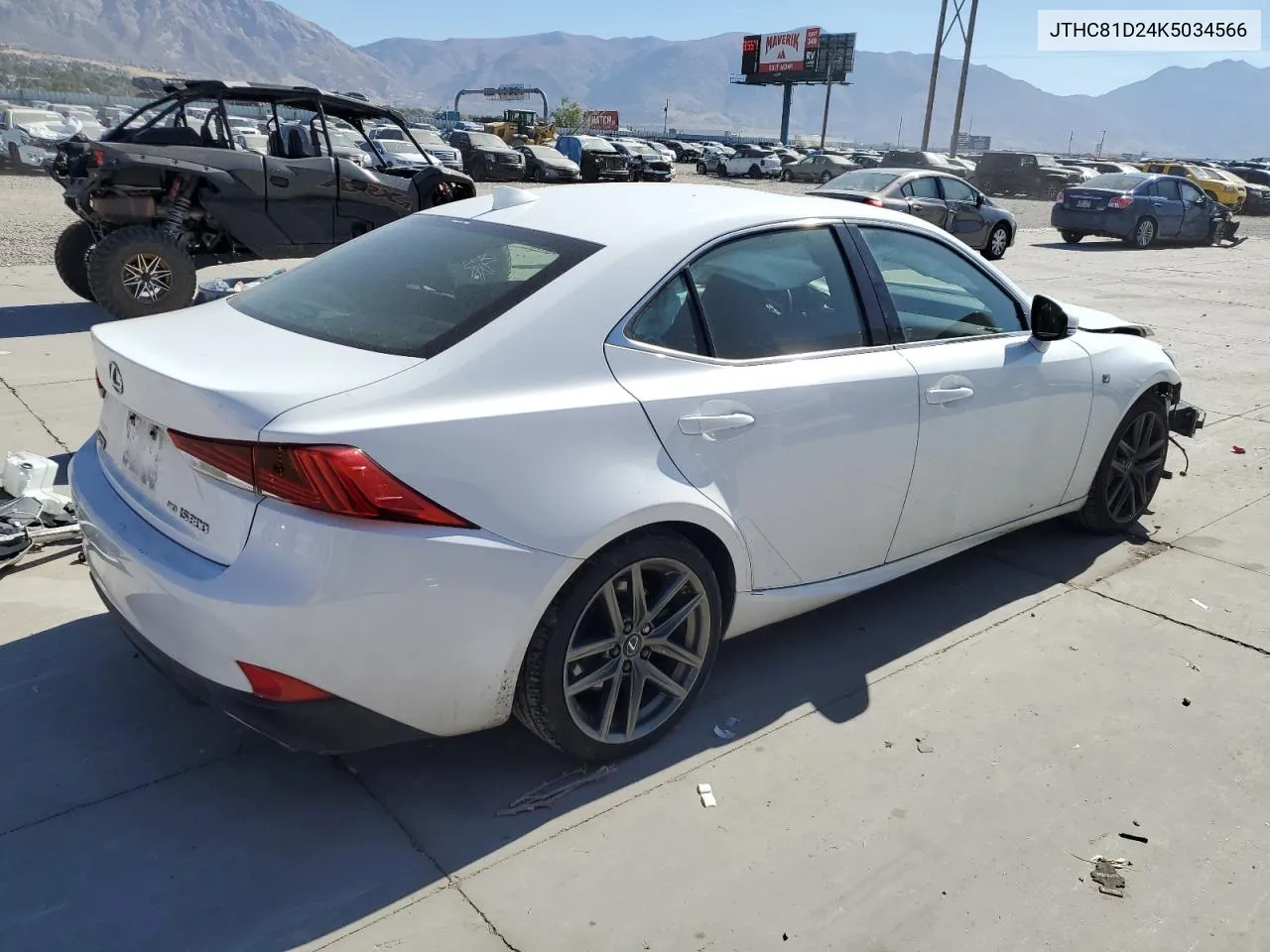 2019 Lexus Is 300 VIN: JTHC81D24K5034566 Lot: 72637604