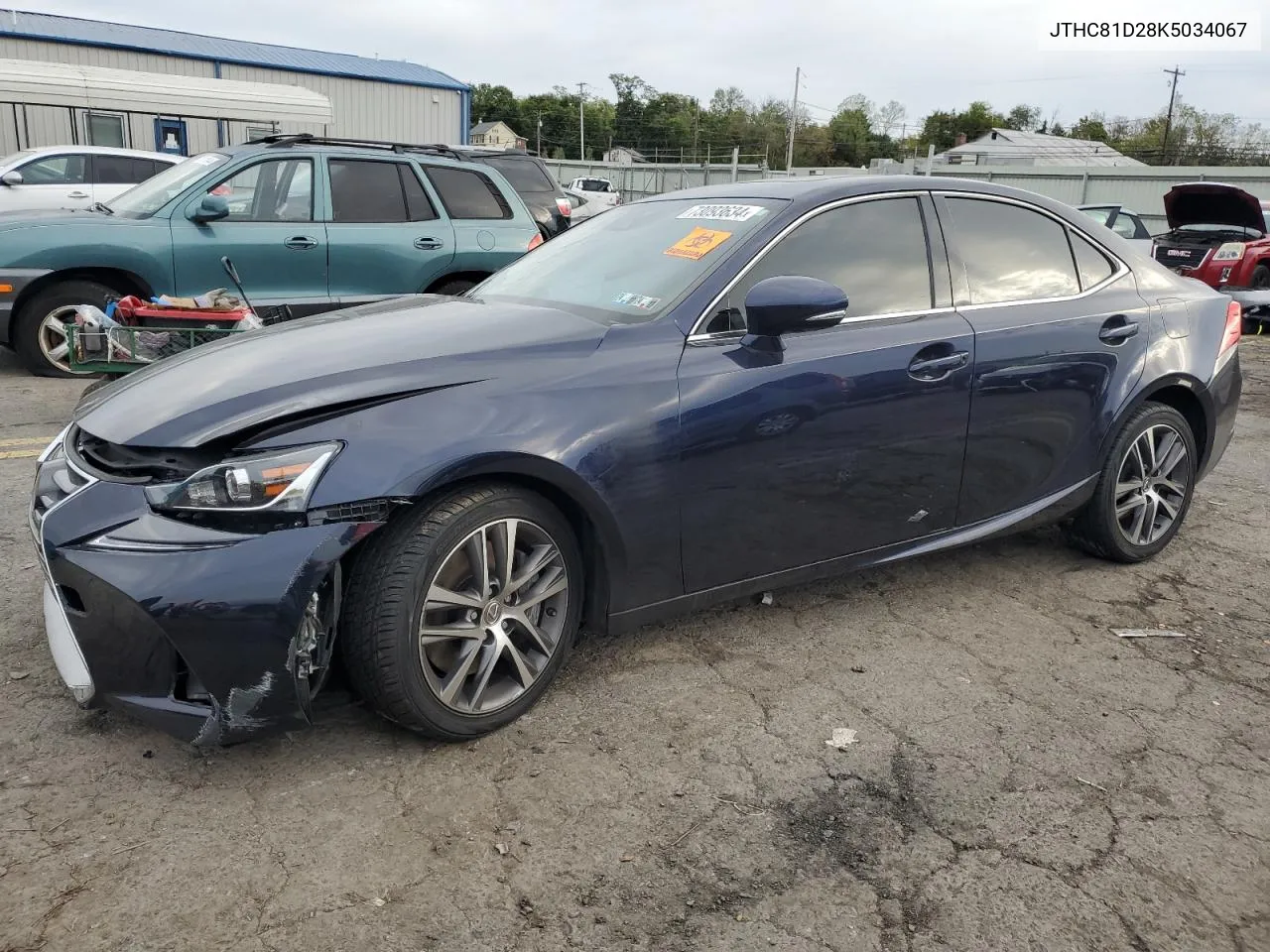 2019 Lexus Is 300 VIN: JTHC81D28K5034067 Lot: 73093634