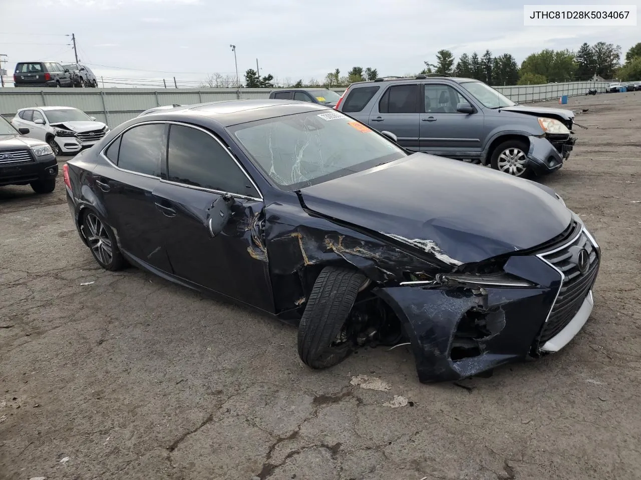 JTHC81D28K5034067 2019 Lexus Is 300