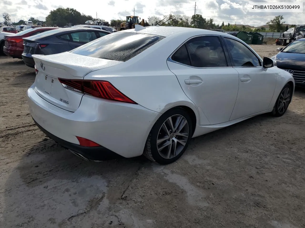 2019 Lexus Is 300 VIN: JTHBA1D26K5100499 Lot: 73804364