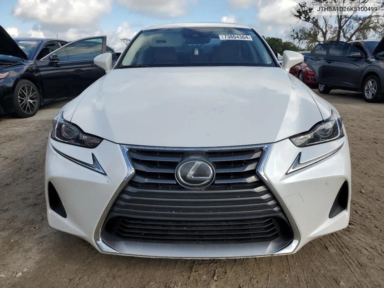 2019 Lexus Is 300 VIN: JTHBA1D26K5100499 Lot: 73804364