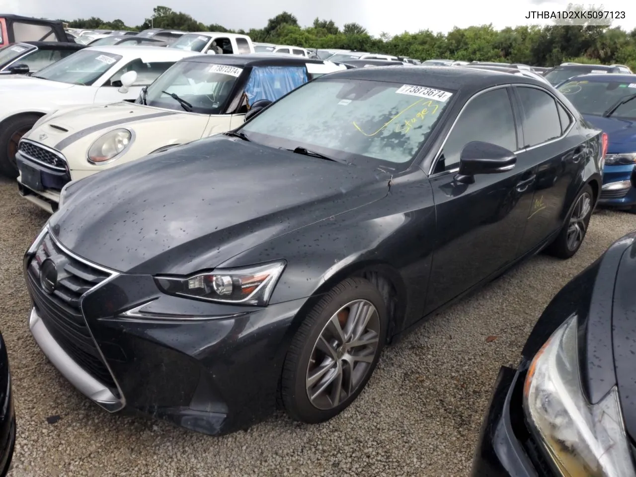 2019 Lexus Is 300 VIN: JTHBA1D2XK5097123 Lot: 73873674