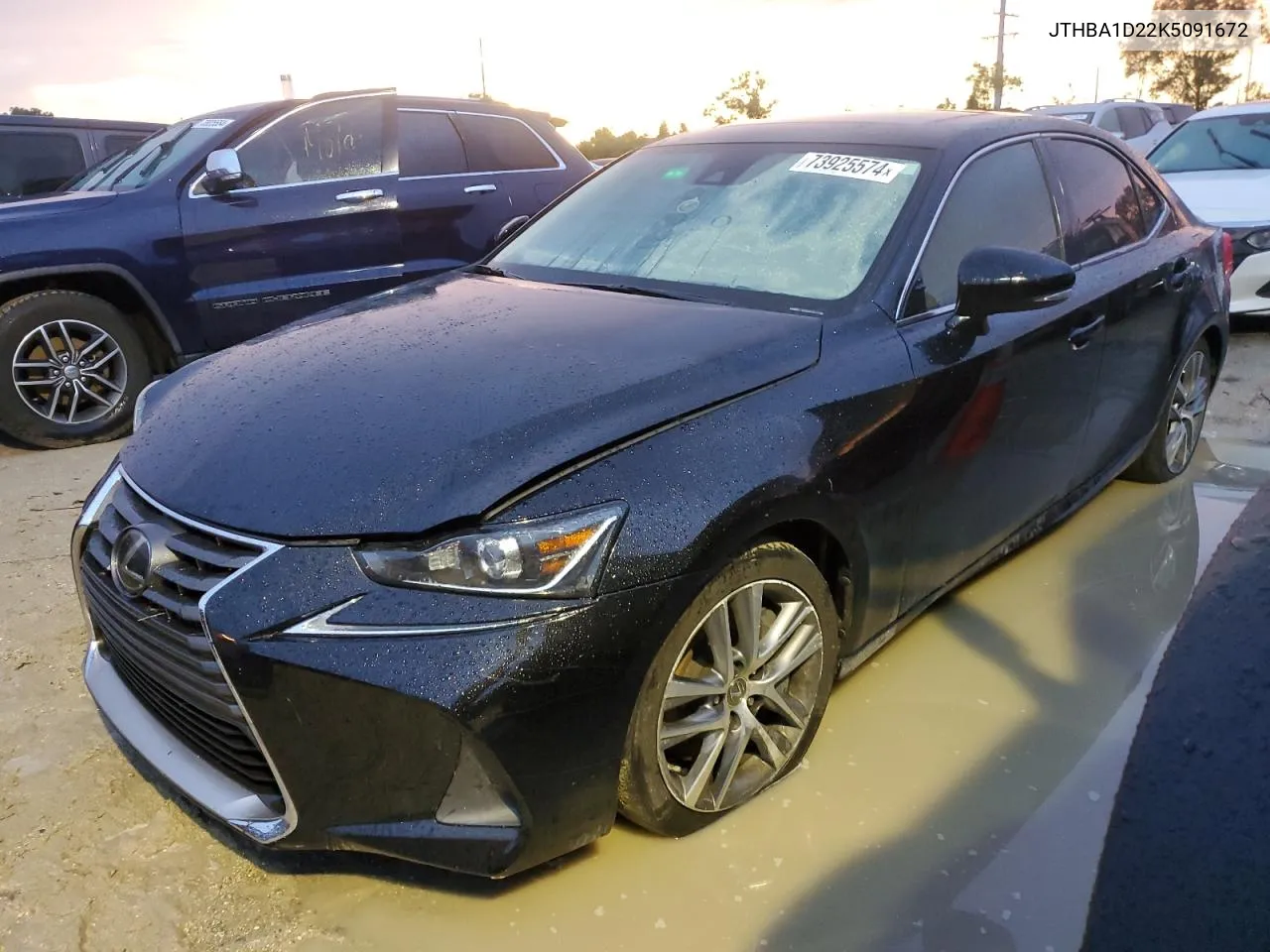 2019 Lexus Is 300 VIN: JTHBA1D22K5091672 Lot: 73925574