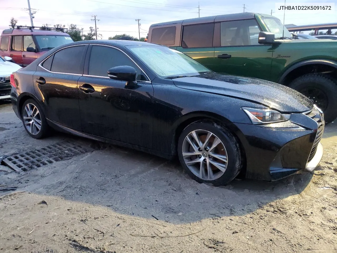 2019 Lexus Is 300 VIN: JTHBA1D22K5091672 Lot: 73925574