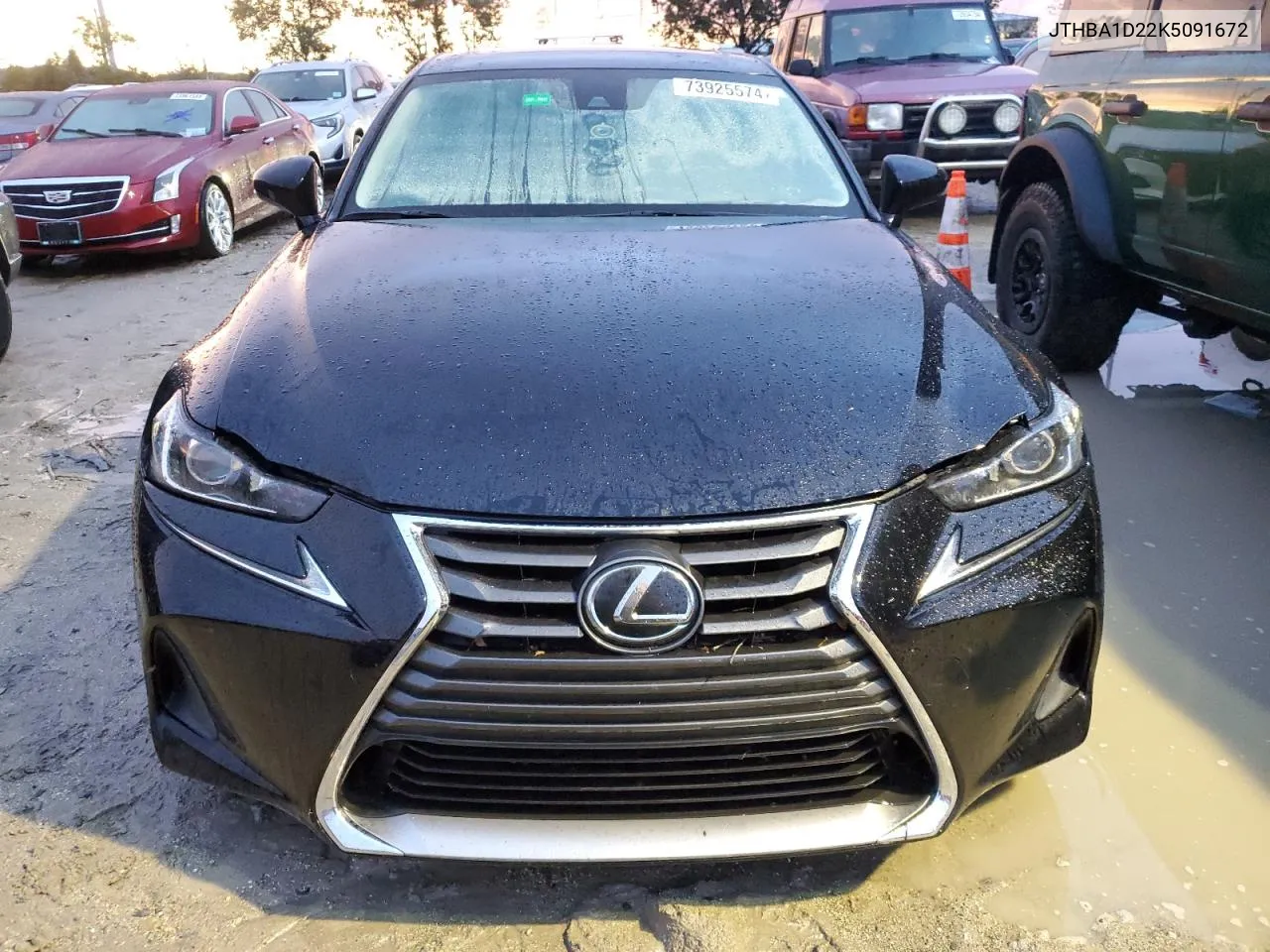 2019 Lexus Is 300 VIN: JTHBA1D22K5091672 Lot: 73925574