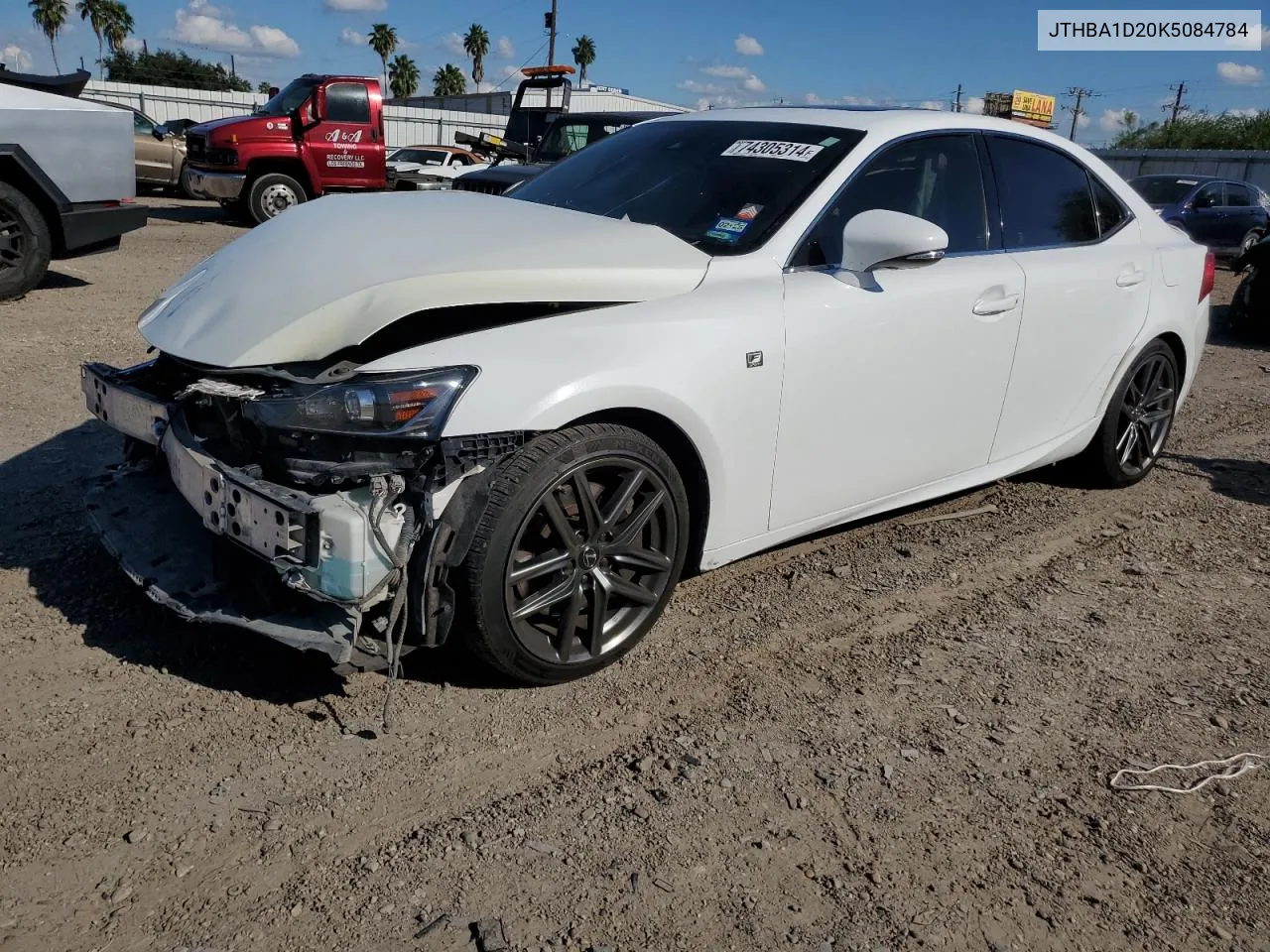 2019 Lexus Is 300 VIN: JTHBA1D20K5084784 Lot: 74305314