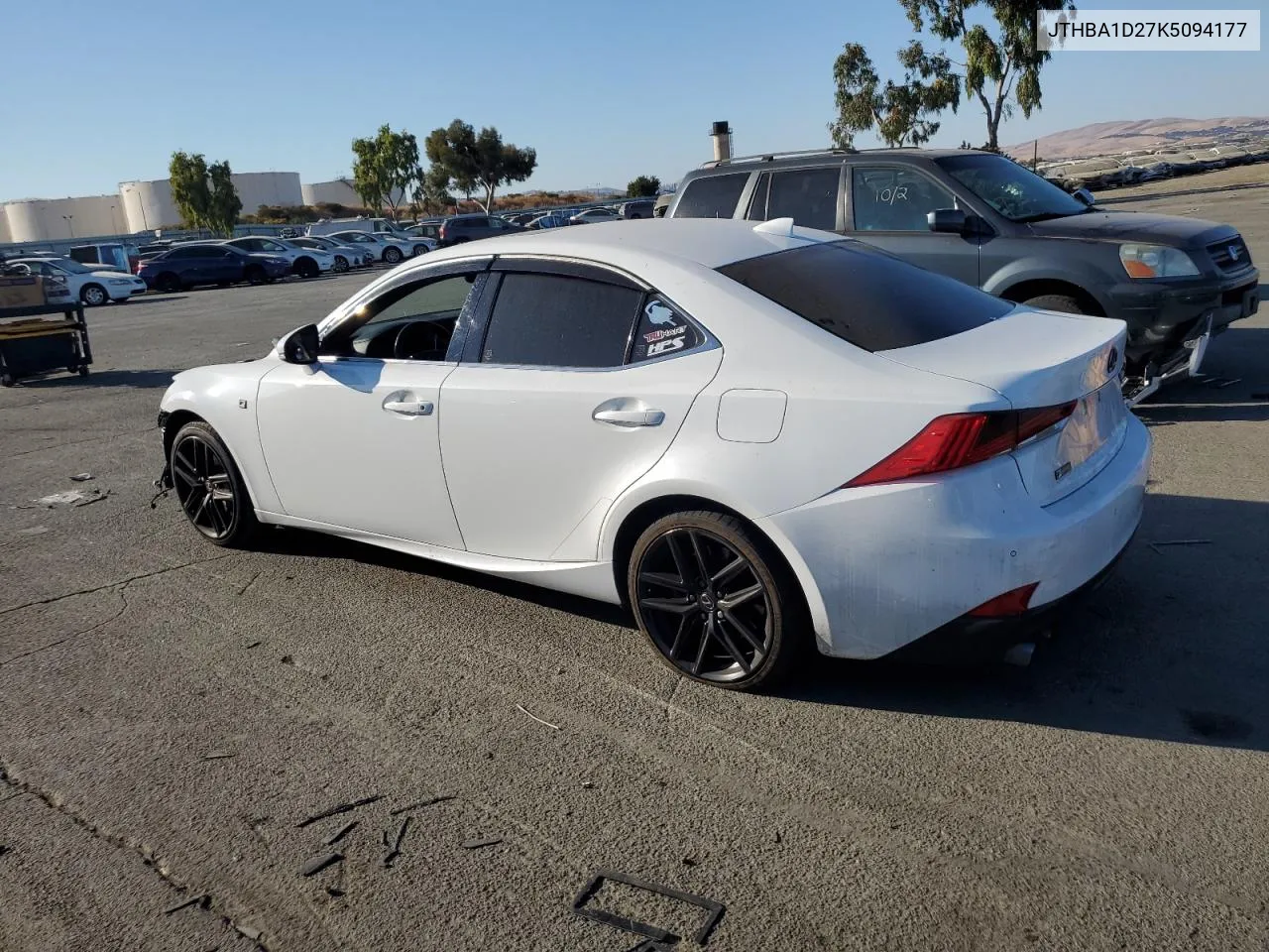 2019 Lexus Is 300 VIN: JTHBA1D27K5094177 Lot: 74396304