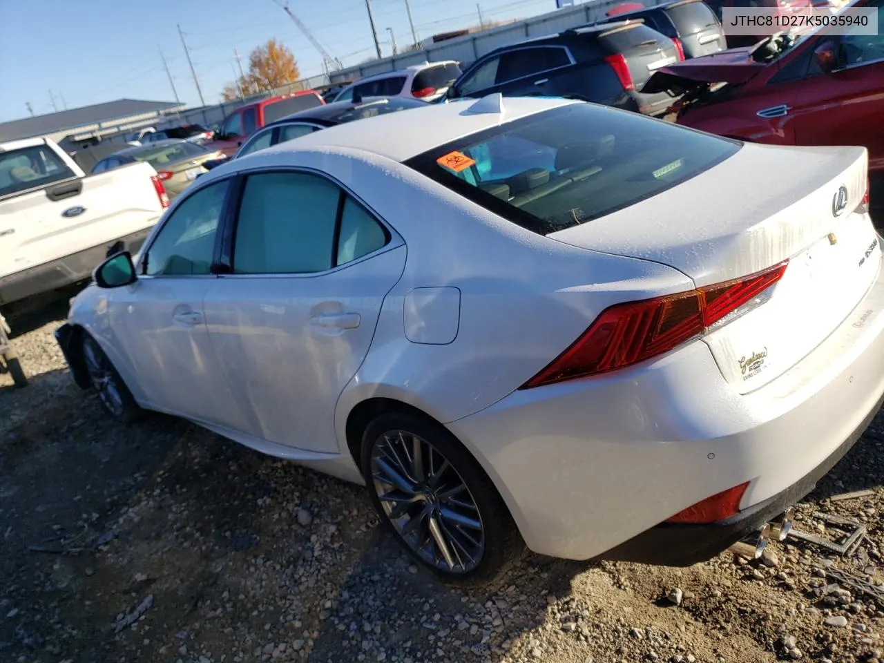 2019 Lexus Is 300 VIN: JTHC81D27K5035940 Lot: 77147804