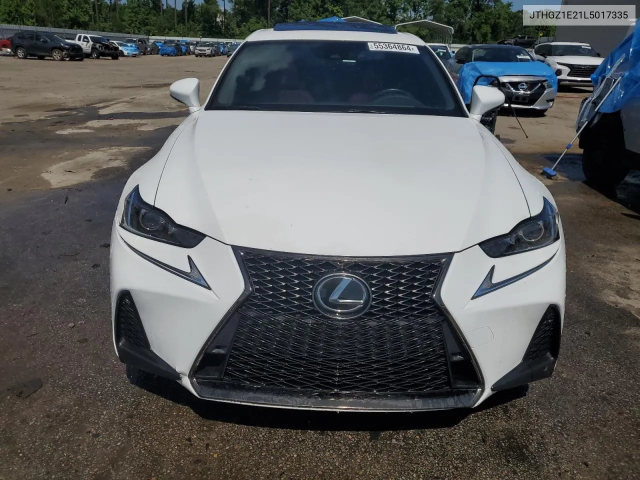 2020 Lexus Is 350 F-Sport VIN: JTHGZ1E21L5017335 Lot: 55364864