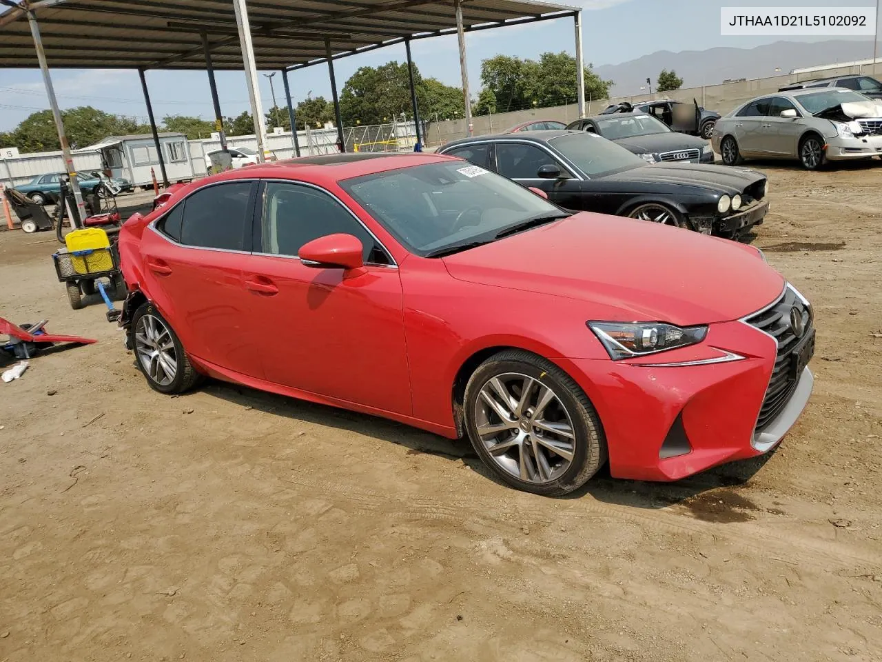 2020 Lexus Is 300 VIN: JTHAA1D21L5102092 Lot: 70543954