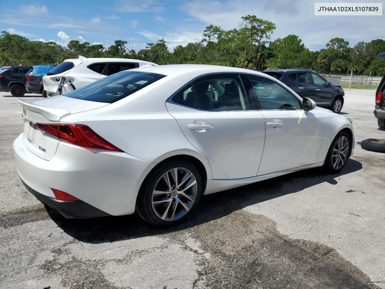 2020 Lexus Is 300 VIN: JTHAA1D2XL5107839 Lot: 72652904