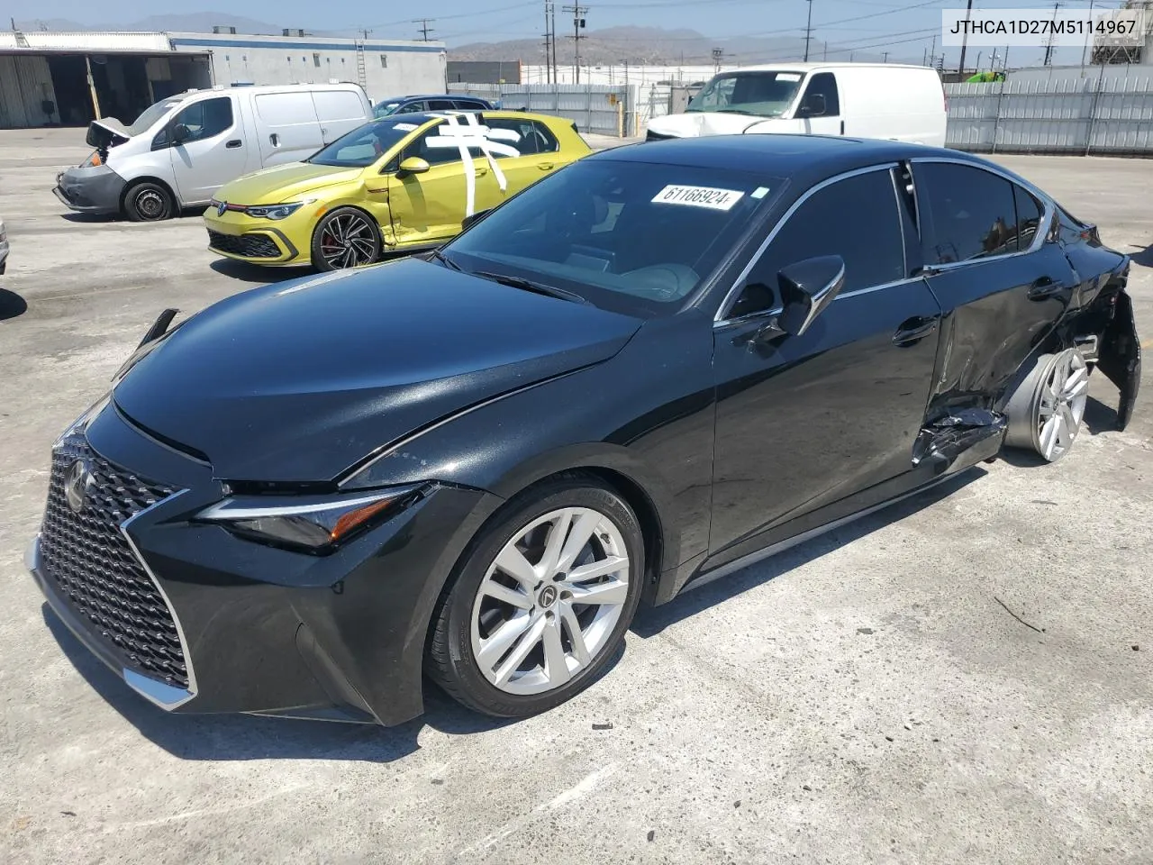 2021 Lexus Is 300 VIN: JTHCA1D27M5114967 Lot: 61166924