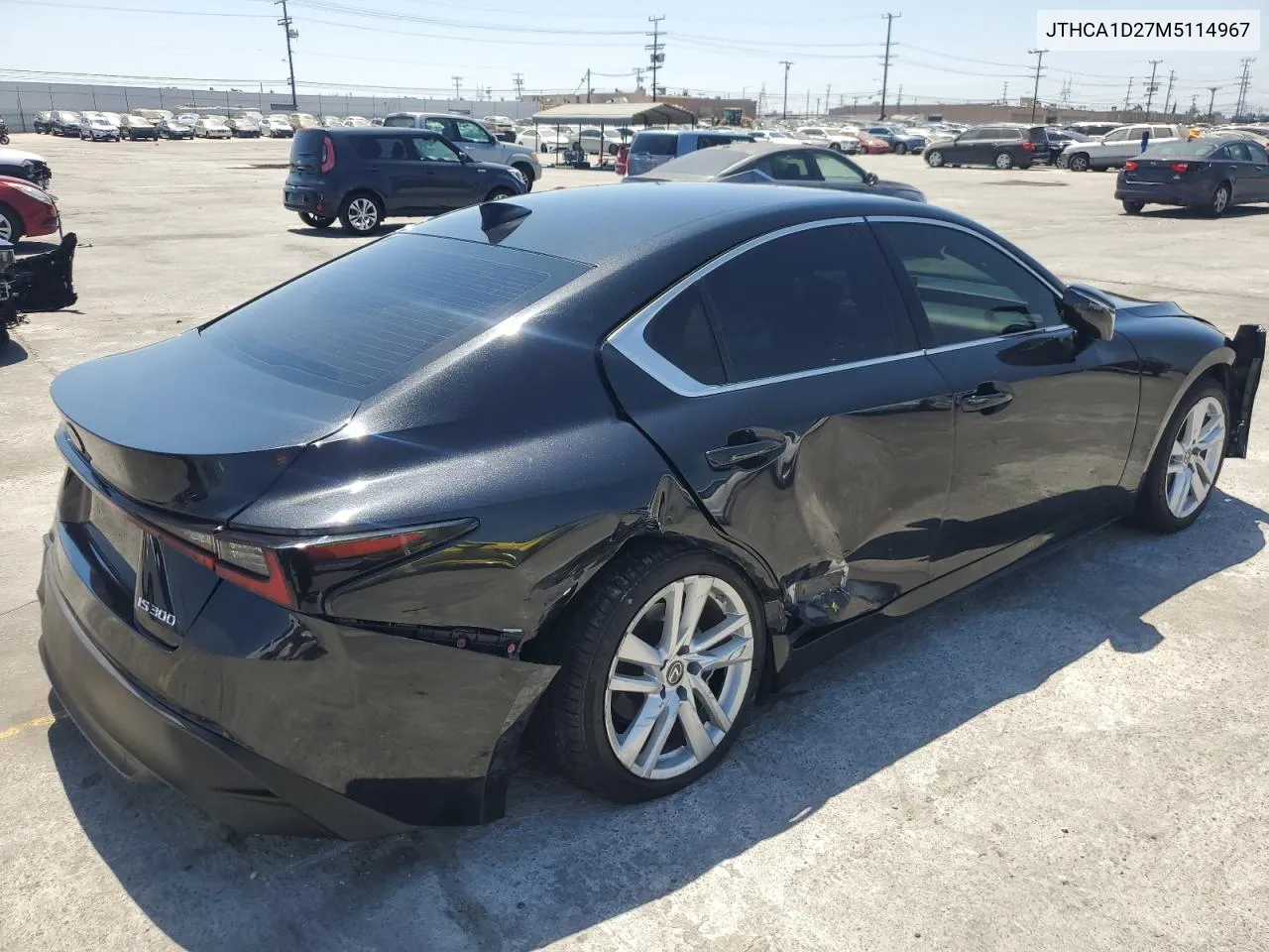 2021 Lexus Is 300 VIN: JTHCA1D27M5114967 Lot: 61166924