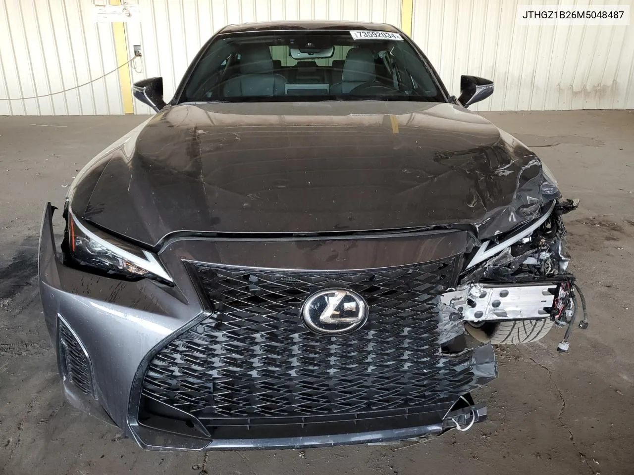 2021 Lexus Is 350 F Sport VIN: JTHGZ1B26M5048487 Lot: 73592034