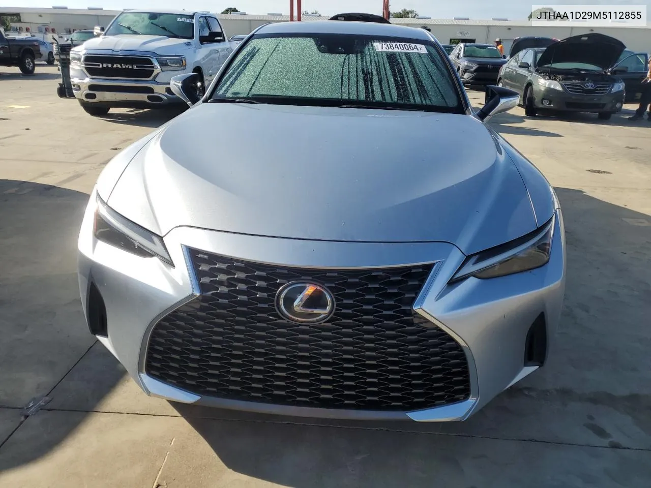 2021 Lexus Is 300 VIN: JTHAA1D29M5112855 Lot: 73840064