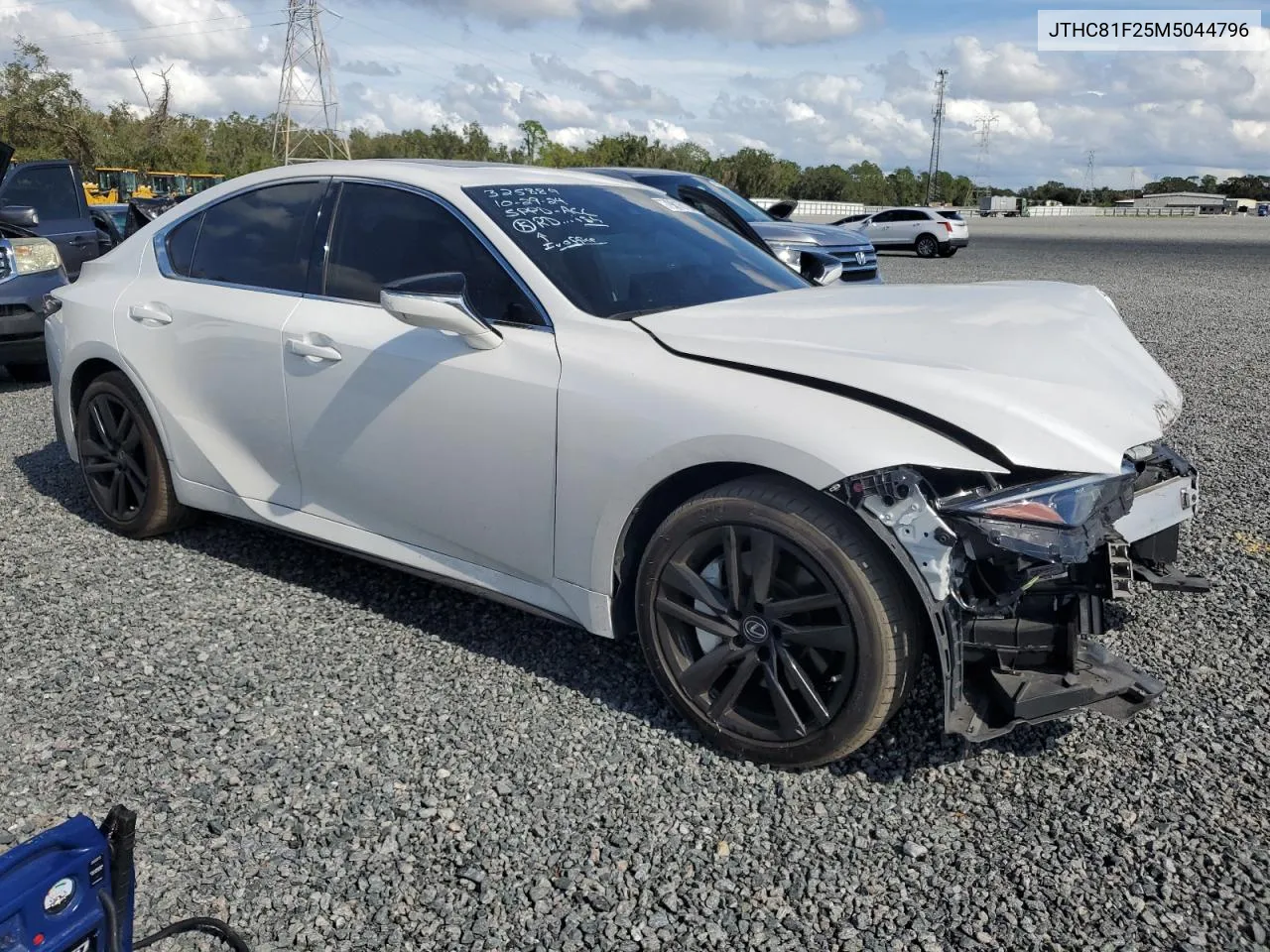 2021 Lexus Is 300 VIN: JTHC81F25M5044796 Lot: 79816124