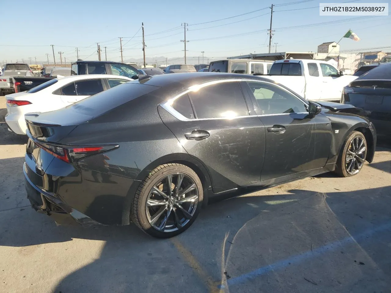 2021 Lexus Is 350 F Sport VIN: JTHGZ1B22M5038927 Lot: 80977664