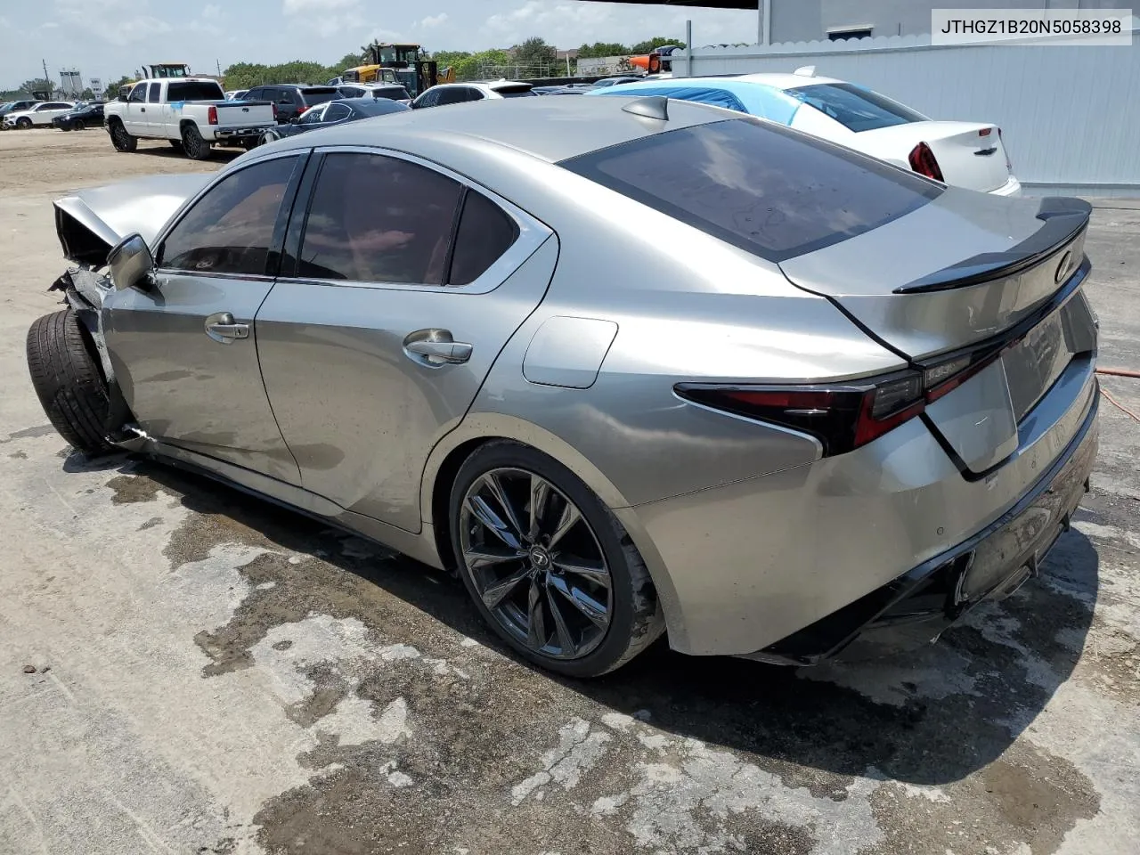 2022 Lexus Is 350 F-Sport VIN: JTHGZ1B20N5058398 Lot: 53039423