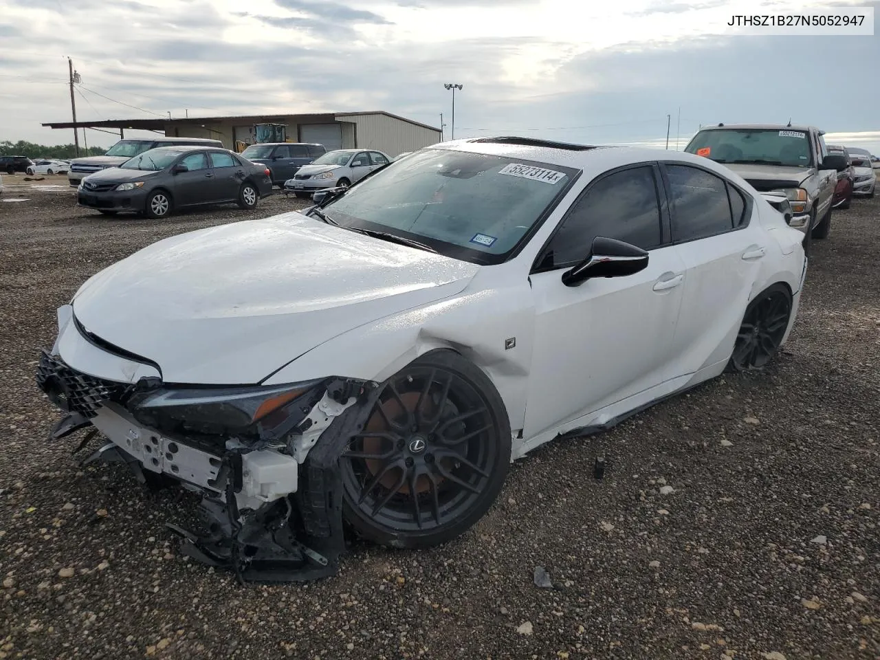 2022 Lexus Is 350 F-Sport VIN: JTHSZ1B27N5052947 Lot: 62013704