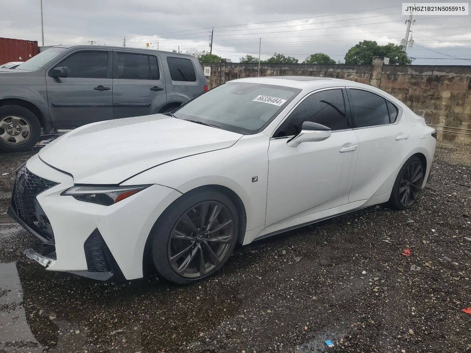 2022 Lexus Is 350 F Sport VIN: JTHGZ1B21N5055915 Lot: 66336484