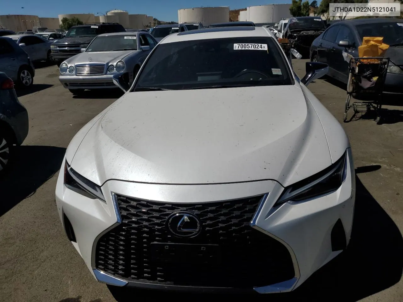 2022 Lexus Is 300 VIN: JTHDA1D22N5121041 Lot: 70057024