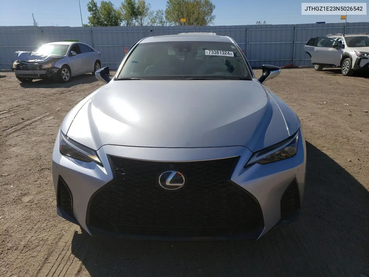 2022 Lexus Is 350 F Sport VIN: JTHGZ1E23N5026542 Lot: 73381324