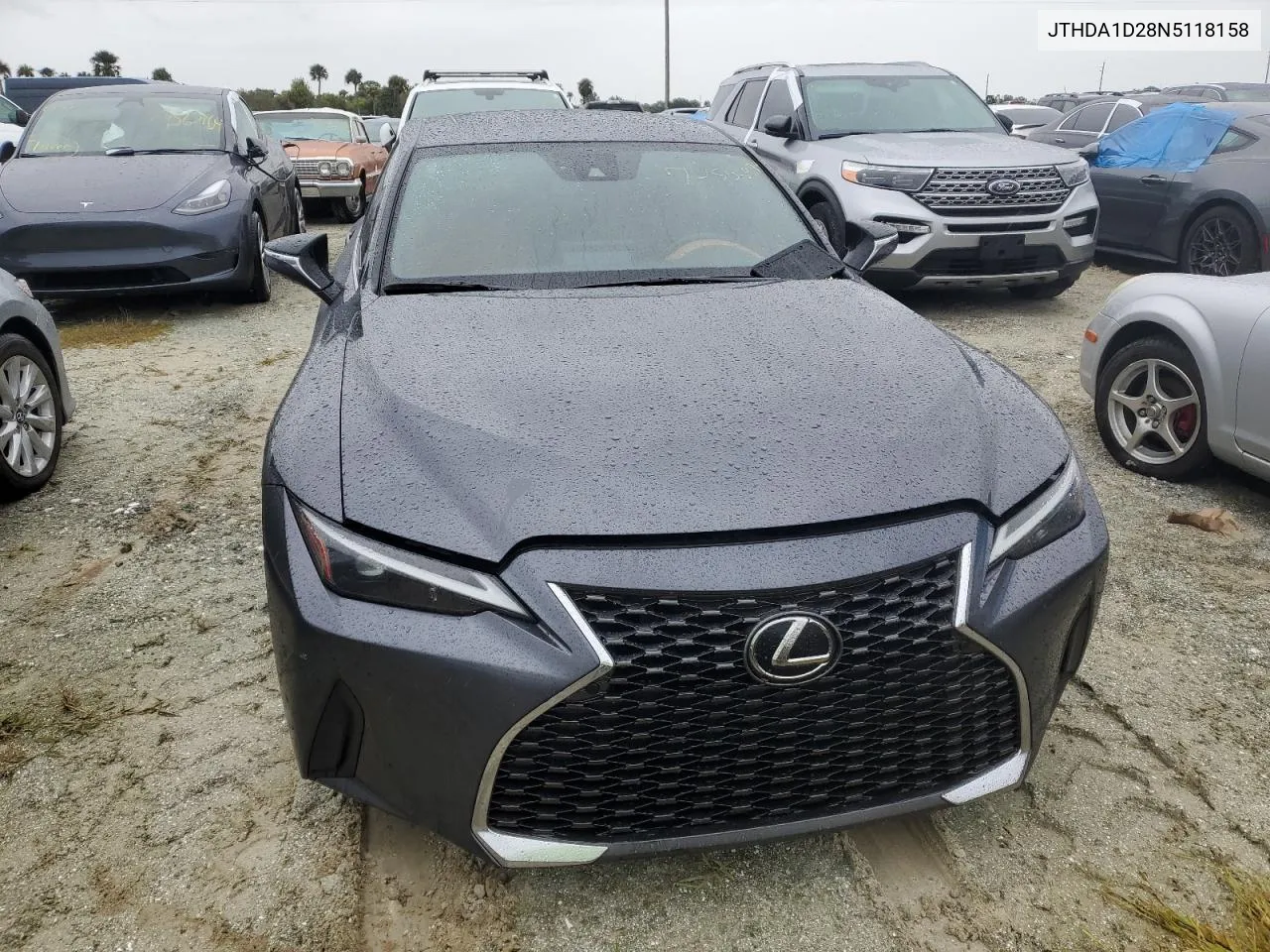 2022 Lexus Is 300 VIN: JTHDA1D28N5118158 Lot: 74508974