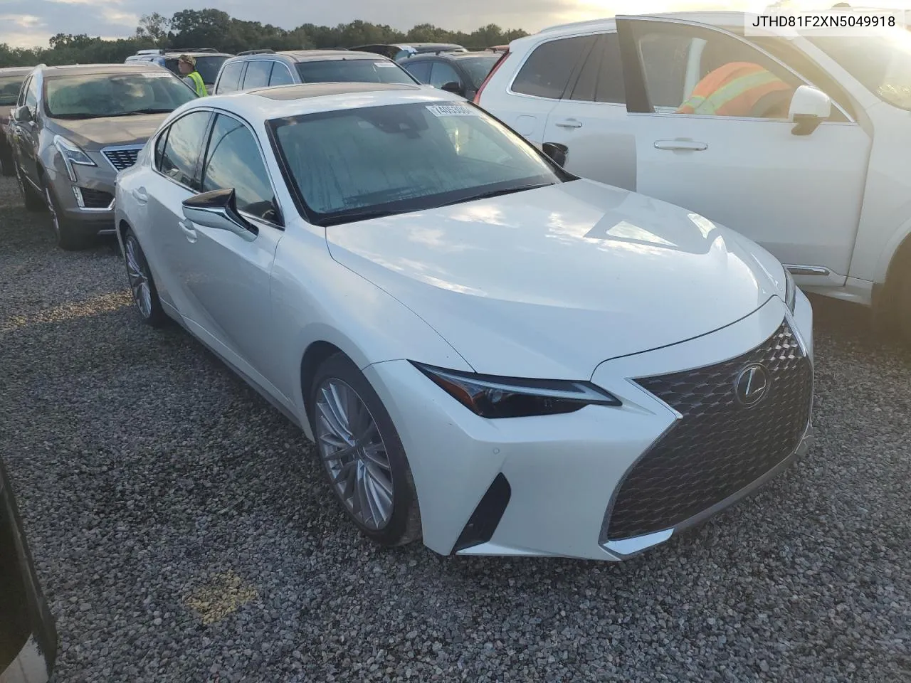 2022 Lexus Is 300 VIN: JTHD81F2XN5049918 Lot: 77168004