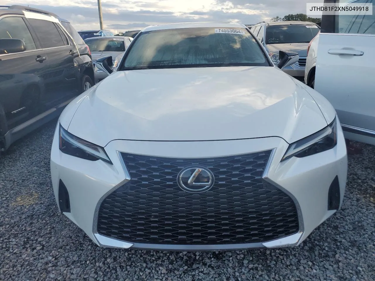 2022 Lexus Is 300 VIN: JTHD81F2XN5049918 Lot: 77168004