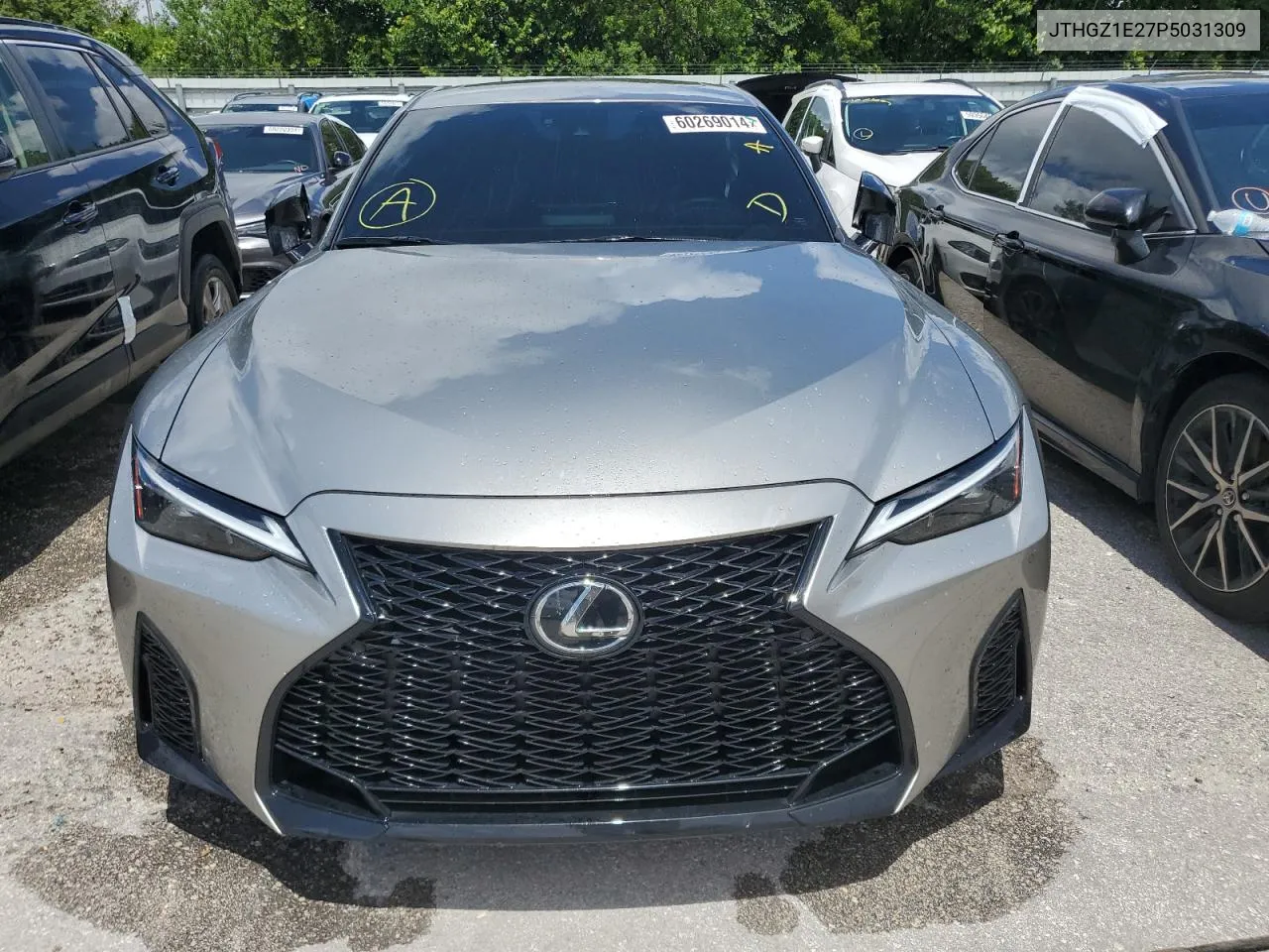 2023 Lexus Is 350 F-Sport VIN: JTHGZ1E27P5031309 Lot: 60269014