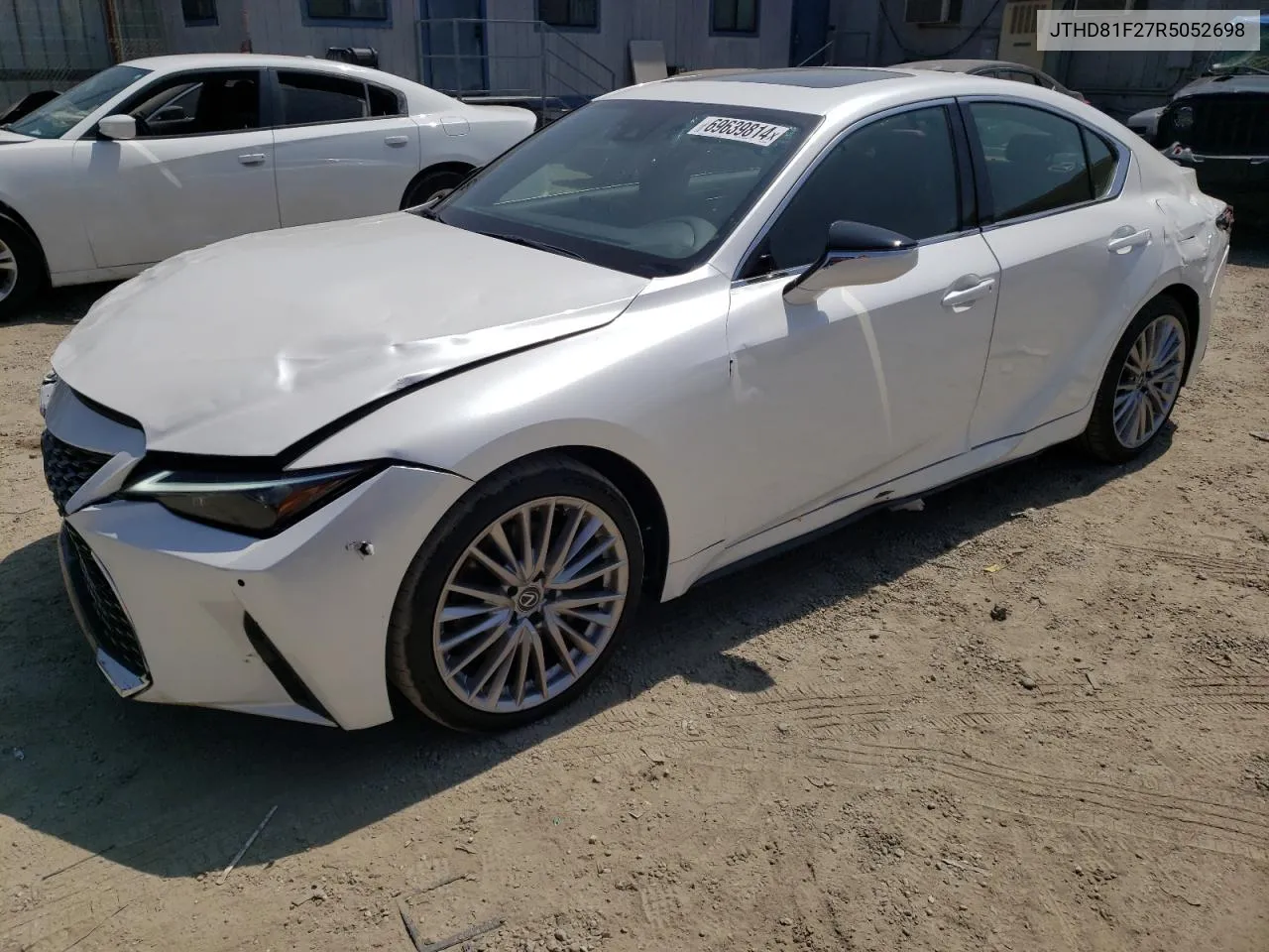 2024 Lexus Is 300 VIN: JTHD81F27R5052698 Lot: 69639814